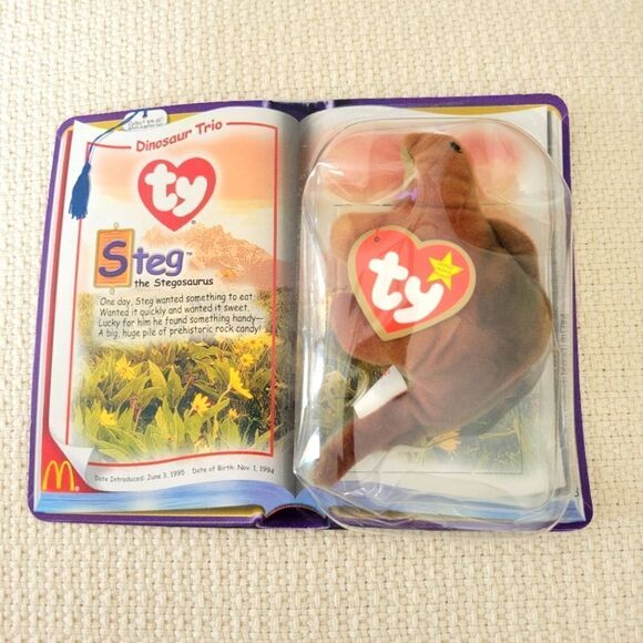 Single TY Dinosaur of Trio - Picture 3 of 8